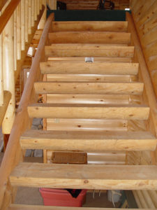 Log Stairs