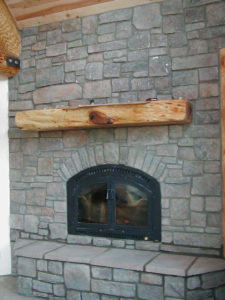 Mantle and Fireplace